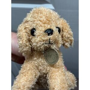 Pet Puppy Dog Plush Brown Stuffed Animal 7" Soft Toy Xin Dan Poodle Labradoodle